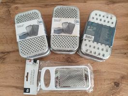 Ab 1.-🔥4x Käse/Gemüse Reibe mit Behälter neu🔥
