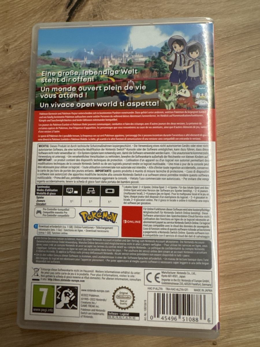 Spiele: Pokemon Purpur Switch – Gebraucht aus Ichertswil von EldenLord 2