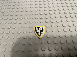 Lego Minifigure, Shield Triangular 3846p46 ACHTUNG GEBROCHEN