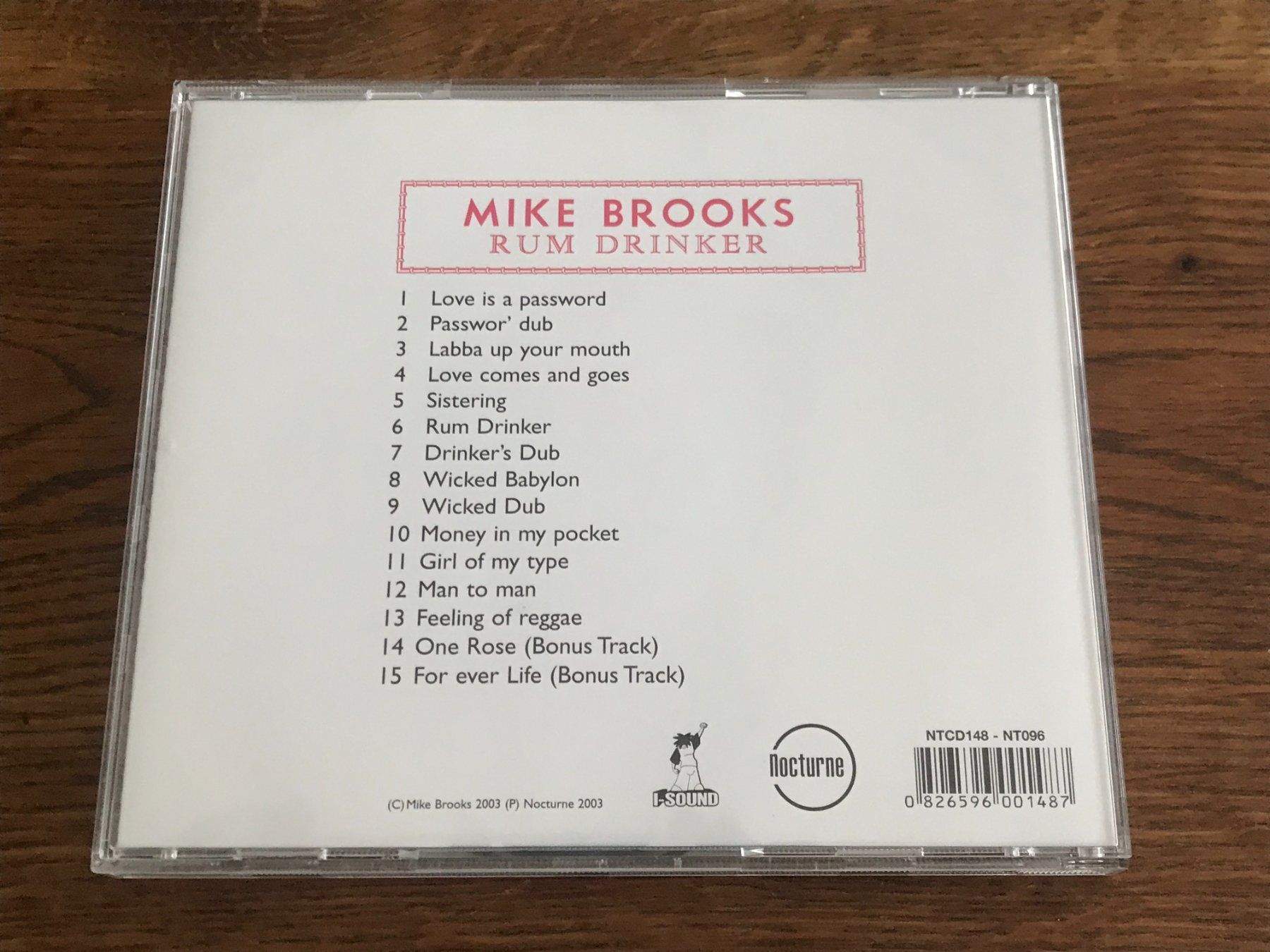 CDs: MIKE BROOKS - Rum Drinker - Roots Reggae, Dub – D'occasion à Buchs AG par Archie 2