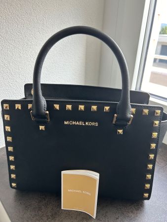 Michael Kors - Handtasche schwarz mit Gold