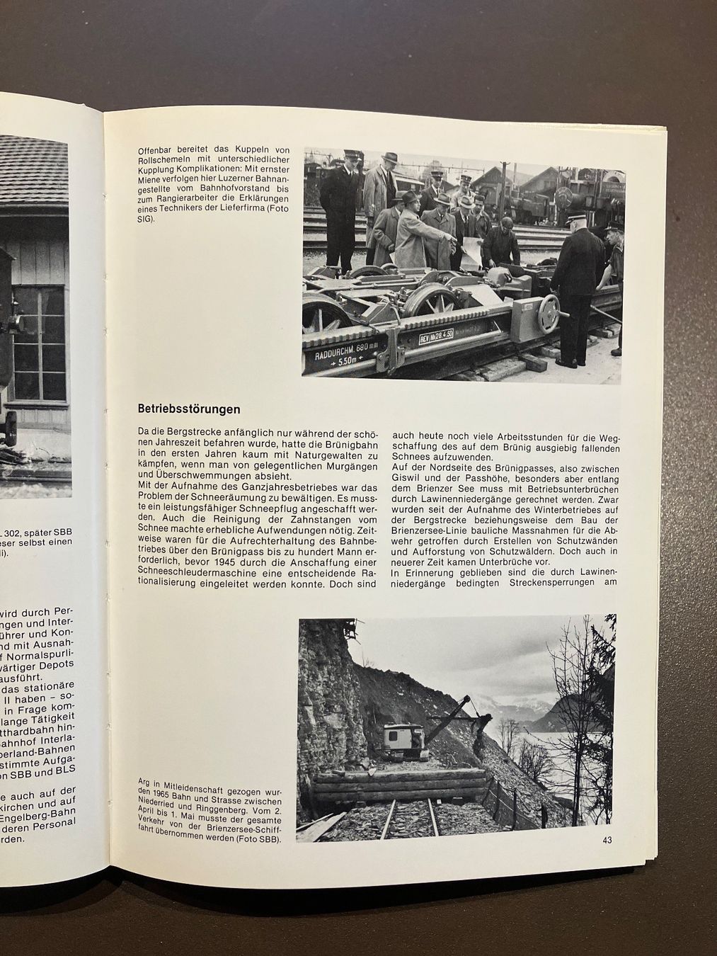 Libri: Waldburger/Senn: Die Brünigbahn SBB - Minirex – Usato da Menziken venduto da timbuktu1001 2