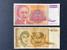 Belgrad 1990/93 - Jugoslawien - Dinar