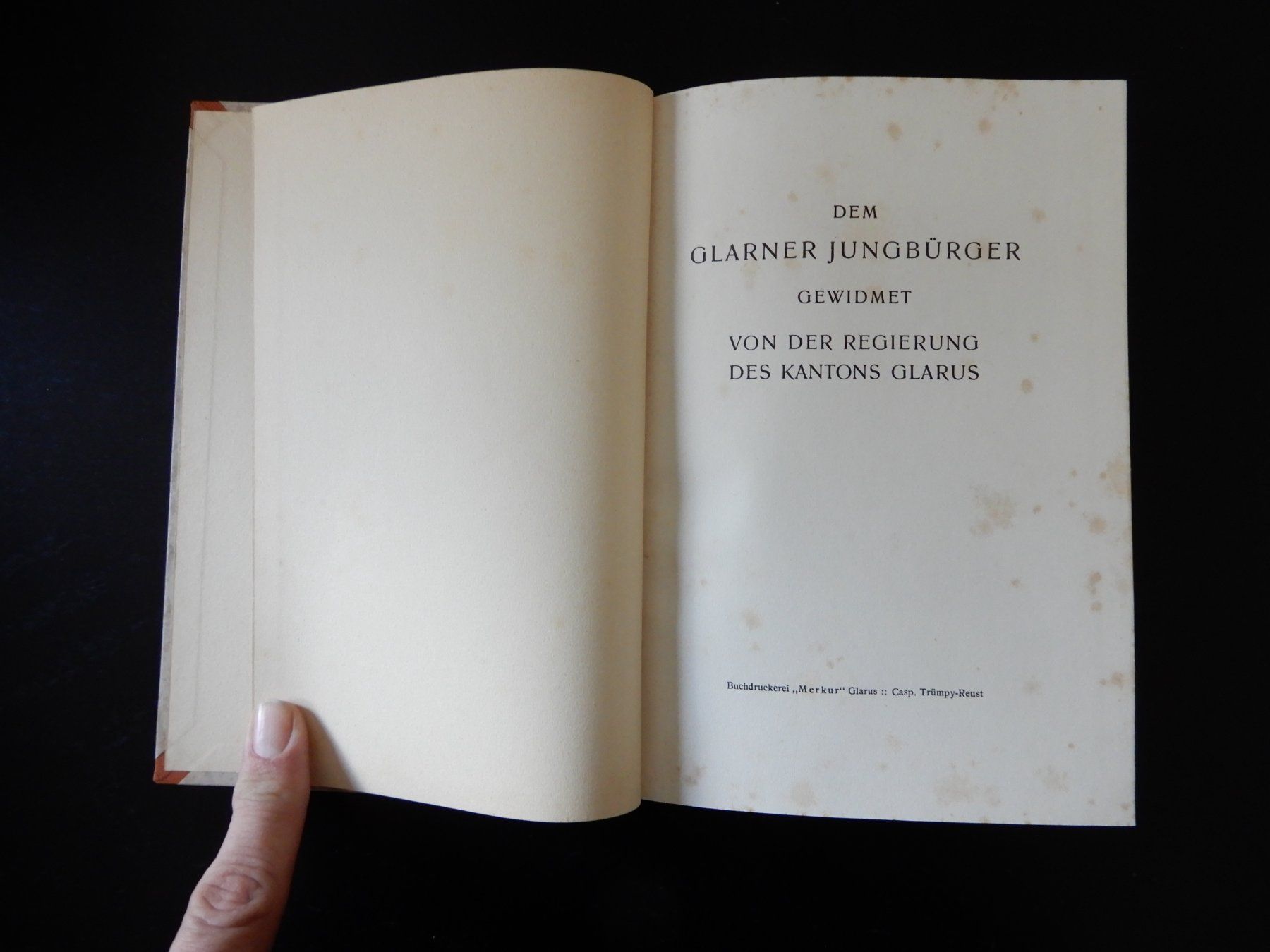 Libri: "Glarner Jungbürger" - historisches Buch – Usato da Erstfeld venduto da Mario_boe0 1