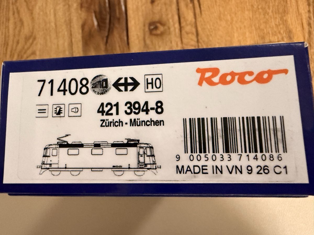Roco Modellini di ferrovie: HO Roco  ( 71408 )  DCC/ Sound – Nuovo e nell'imballaggio originale da Stans venduto da ADB76 2