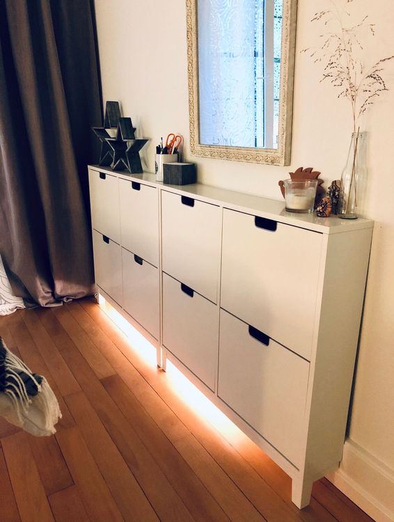 2x Schuhschränke weiss IKEA STÄLL Kaufen auf Ricardo