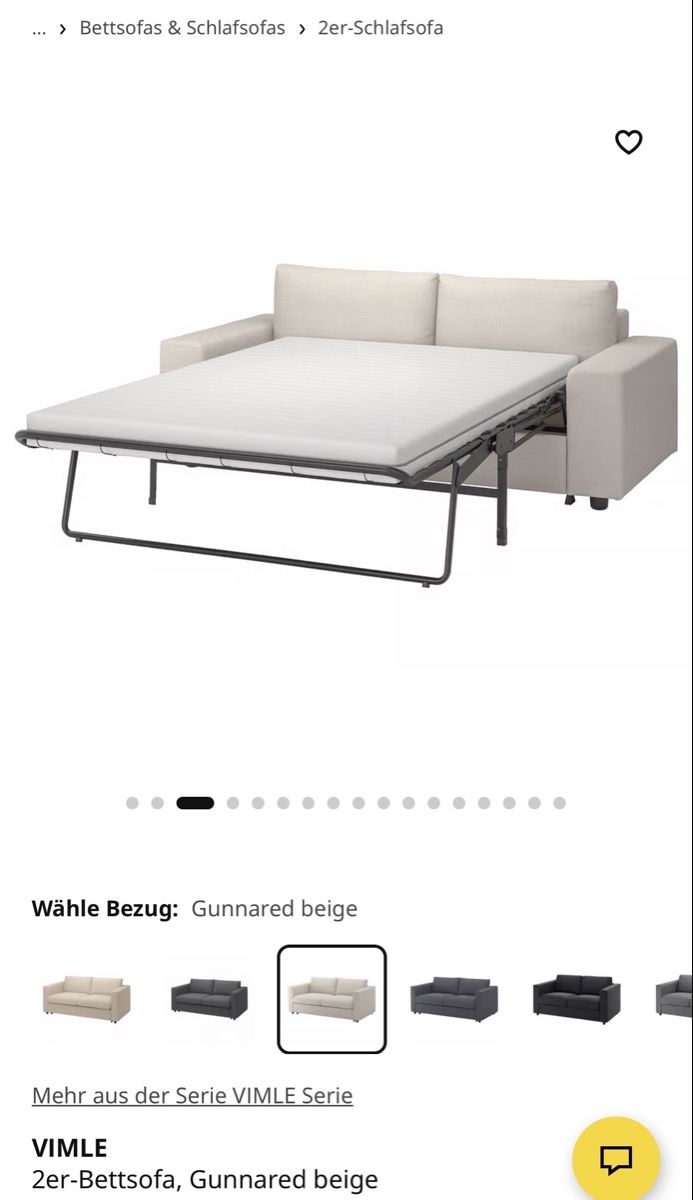 Divani: VIMLE 2er-Bettsofa Gunnared beige – Usato da Pratteln venduto da phi_2b8n
