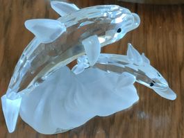 Kristallfigur Delfin