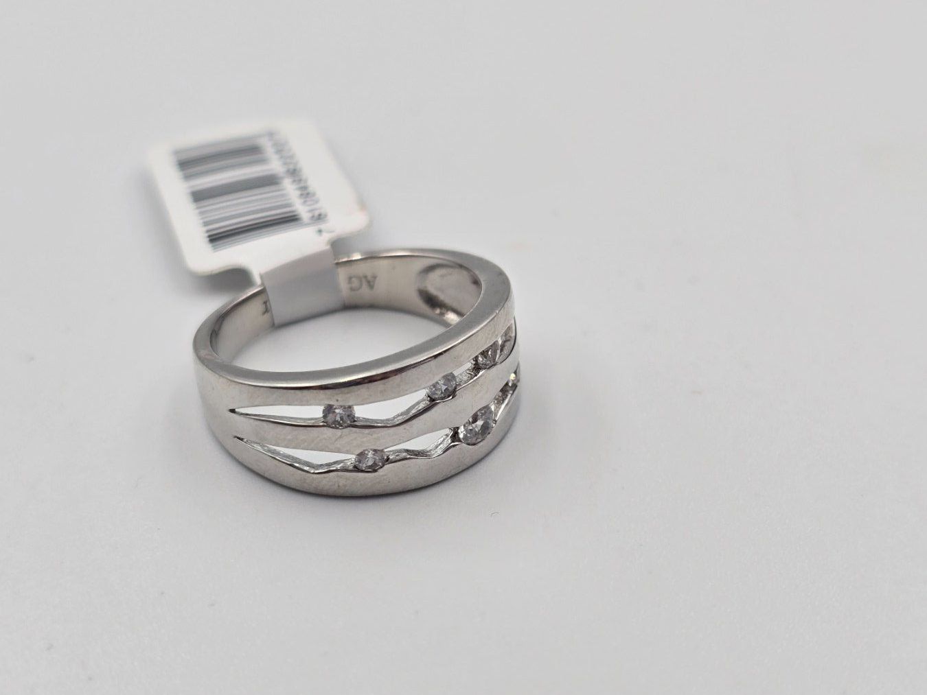Anelli: Ring Silber 925 Zirkonia Gr. 52 – Nuovo e nell'imballaggio originale da Zug venduto da gold.schmuck 2