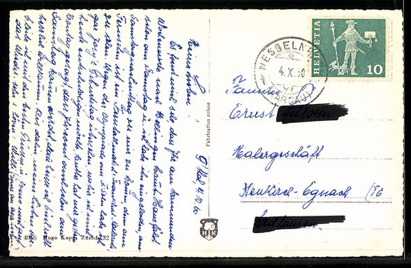Cartoline postali: AK Niederwil /AG, Kloster Gnadenthal – Usato da Berlin venduto da bartko-reher 1
