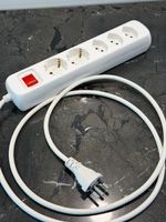 Steckdosenleiste 5-fach mit CH- und EU-Stecker