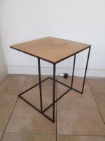 Minotti Italia Beistelltisch "LEGER", Nussbaum / 50 x 50