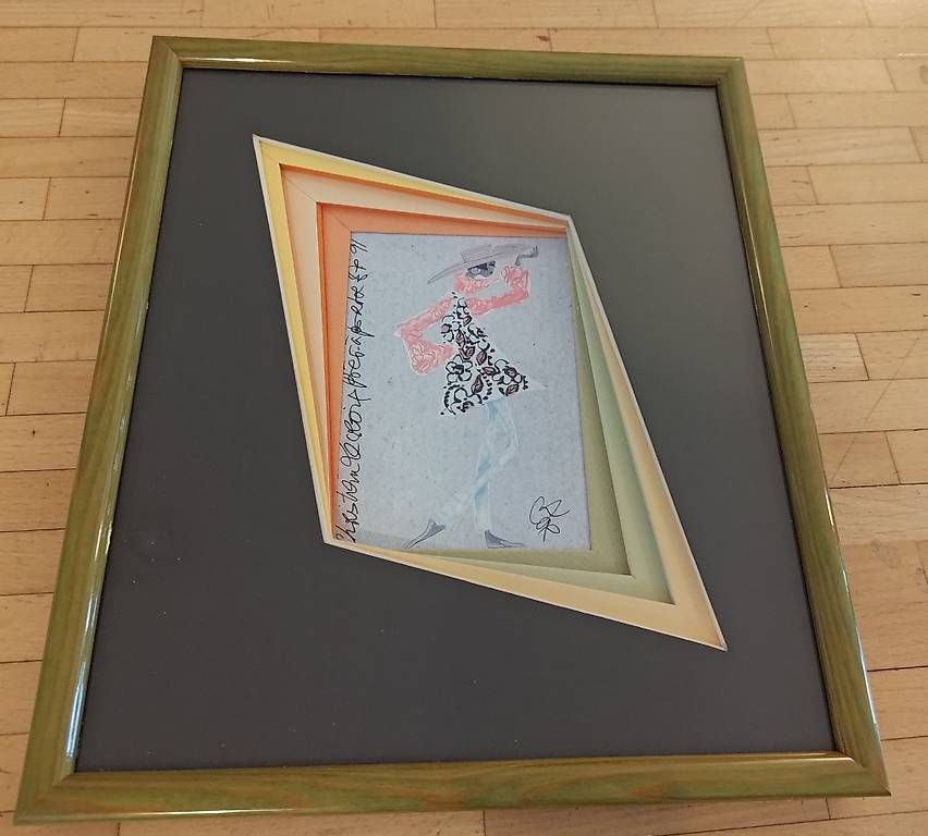 Gemälde: Illustration de mode Christian Lacroix – Gebraucht aus Genève von ana_2y6z 1