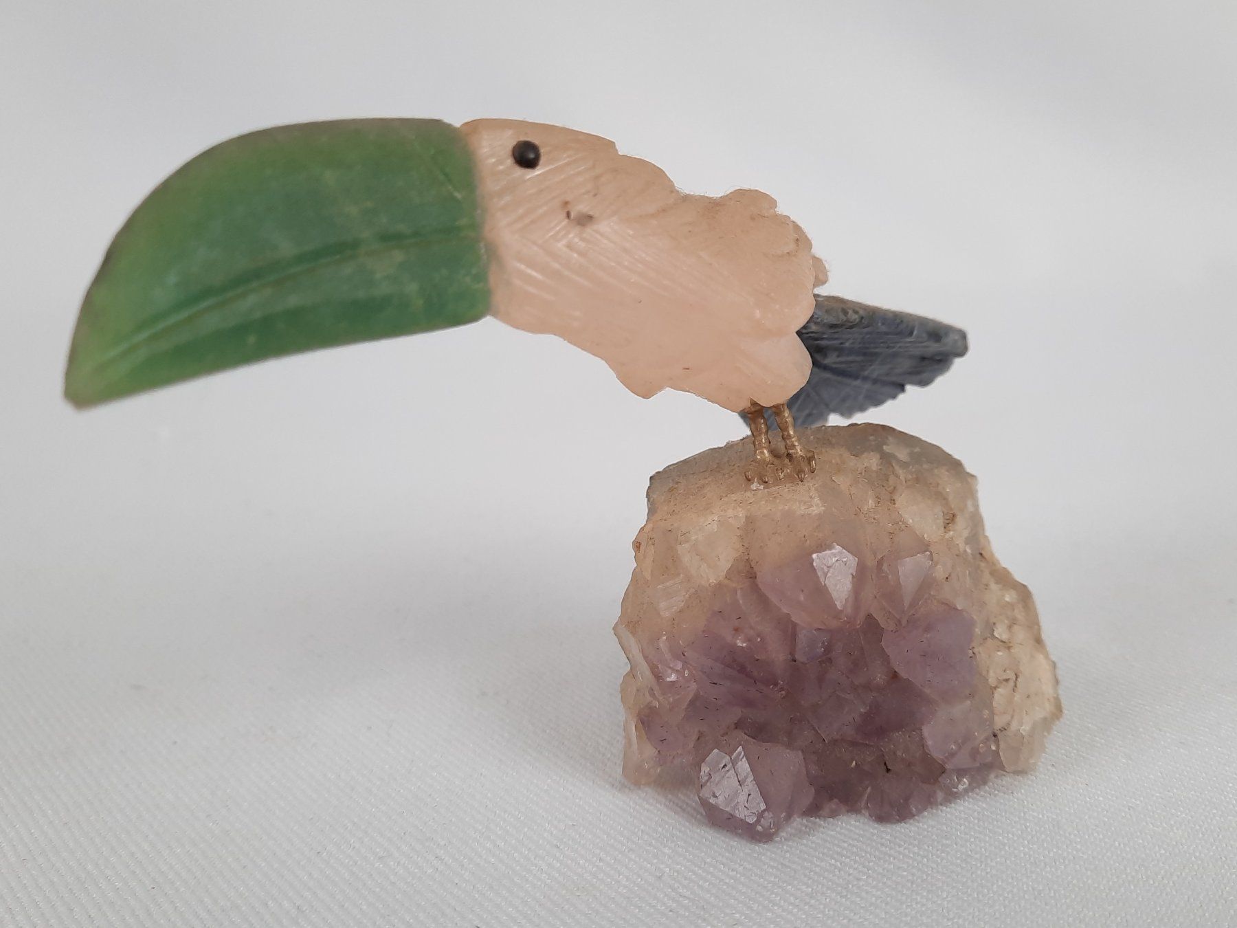 Minerali & Pietre curative: 3 Vögel auf Amethyst – Usato da Beinwil am See venduto da Restwert_Beinwil 7