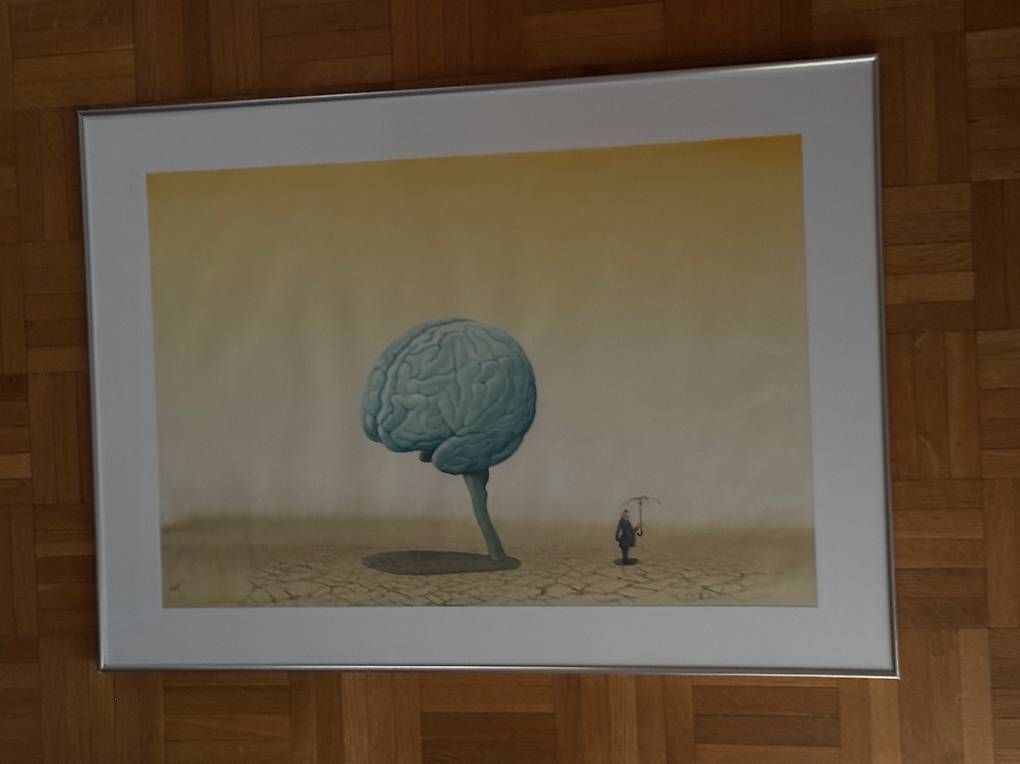 Dipinti: Tableau de Hans-Georg Rauch "Cerveau"  – Usato da Territet venduto da mis_p856