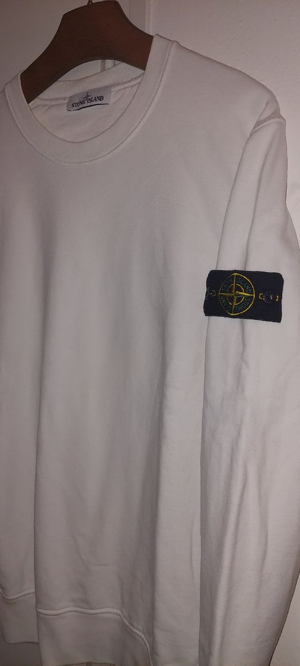 Stone Island Maglioni & Felpe: STONE ISLAND PULLOVER XL BLANC AVEC ÉTIQUETTE et CERTILOGO – Nuovo (secondo la descrizione) da Orpund venduto da Biennerome 2
