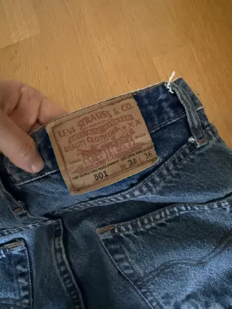 Vintage Levi's Jeans 501 blau 