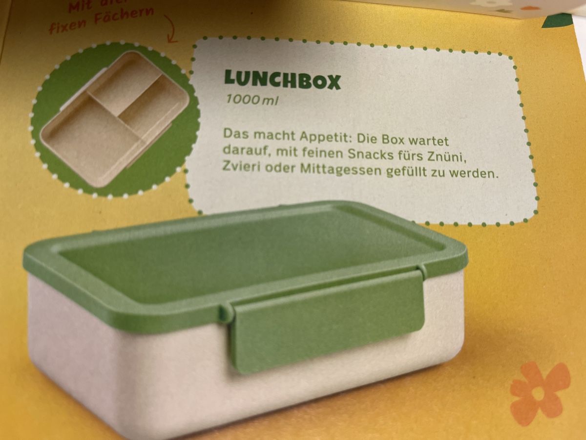 Coop Raccolte di bollini & punti: Coop- Lunchbox 1000ml.Ab in den Frühling – Nuovo e nell'imballaggio originale da Gelterkinden venduto da cobra0110 1