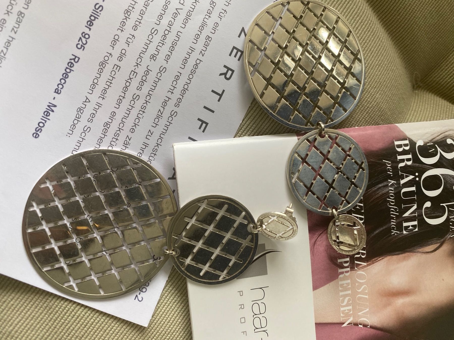 Orecchini pendenti & Orecchini a lobo: Rebecca Ohrstecker Silber 925  Schmuck – Nuovo (secondo la descrizione) da Zürich venduto da NNK28 3