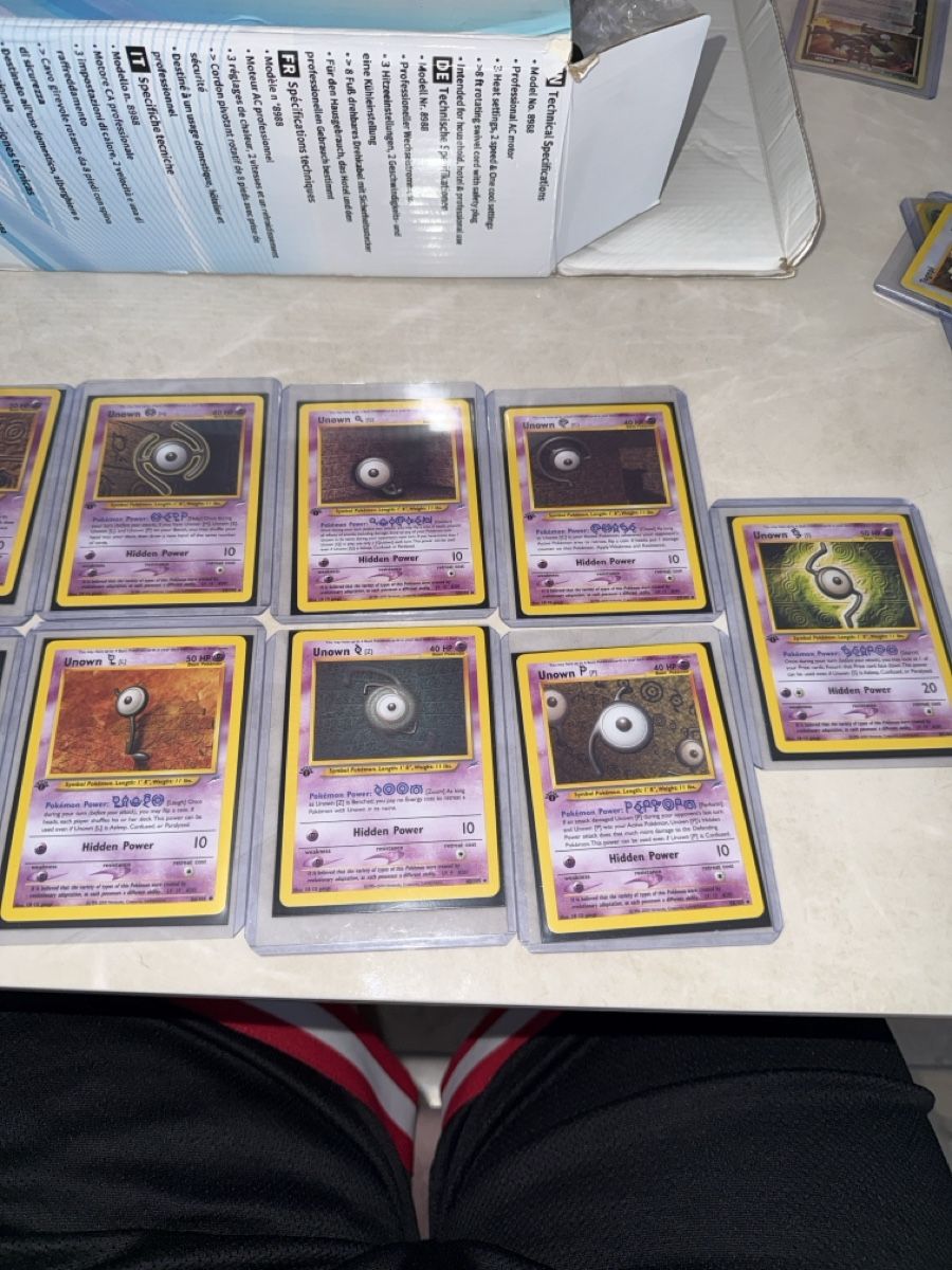 Pokémon Carte collezionabili: 1. Edition Unown top Zustand – Usato da Geroldswil venduto da Marseille11 2