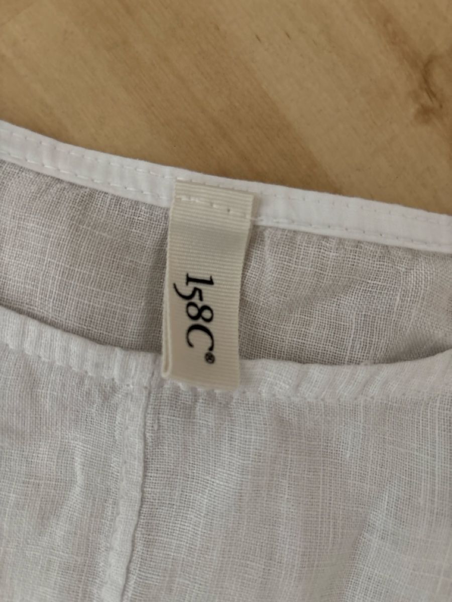 Blusen: Leinenbluse weiss  One Size – Gebraucht aus Nebikon von Draga25 3