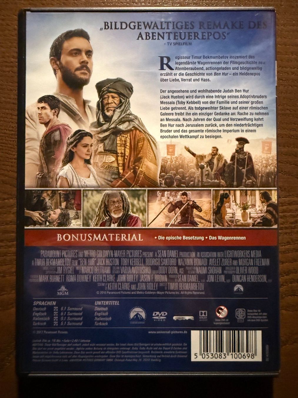 Tutti i DVDs: Ben Hur (2016) – Usato da Zürich venduto da FilmFreunde 1