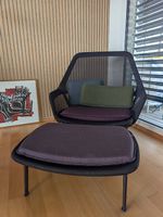 Vitra Slow Chair mit Ottoman (knit)