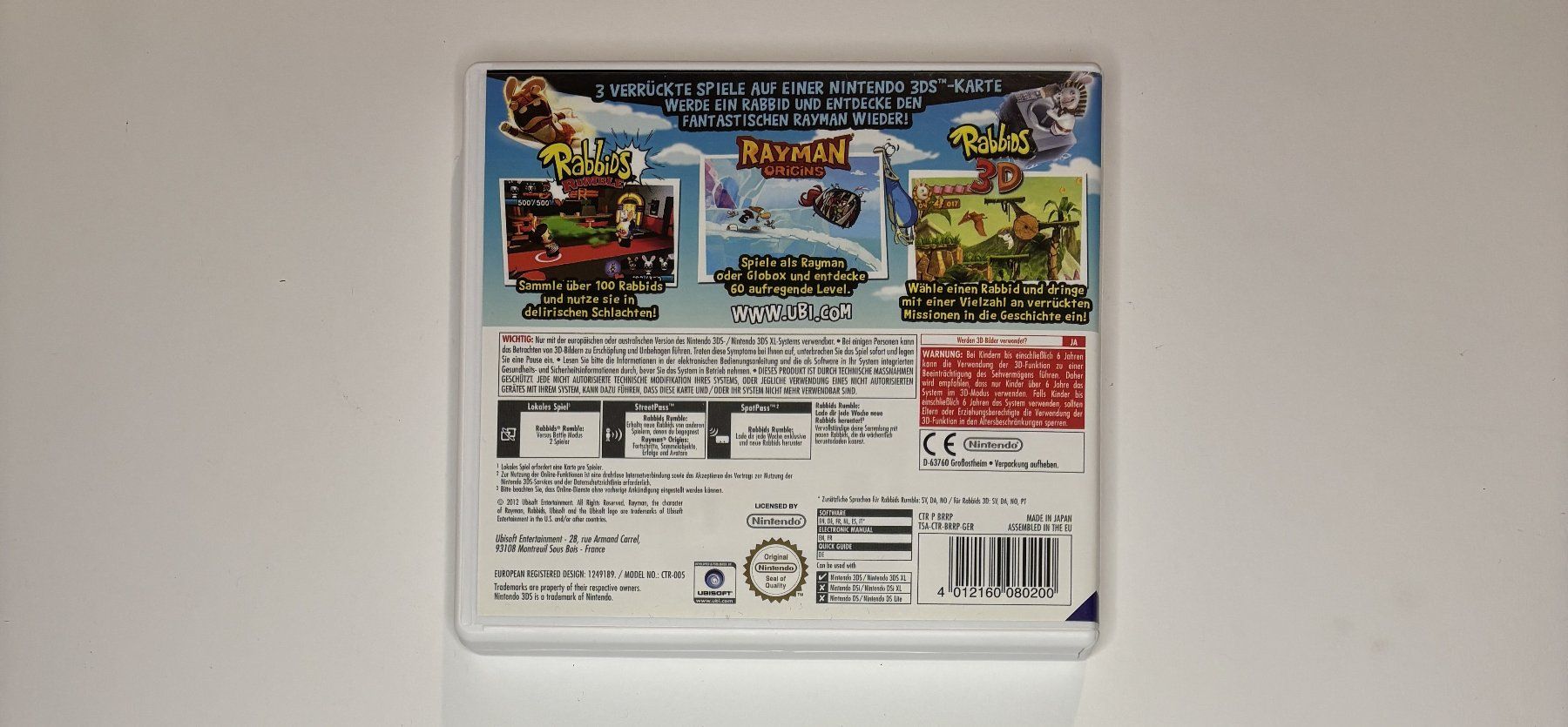 Spiele: 3DS - Rayman and Rabbids Family Pack – Gebraucht aus Allschwil von Bullach 2