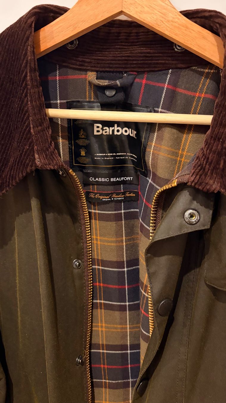 Barbour Vestes: Authentic Barbour Classic Beaufort Jacket - Olive - Size 50 – D'occasion à Riehen par CHSeller112 1