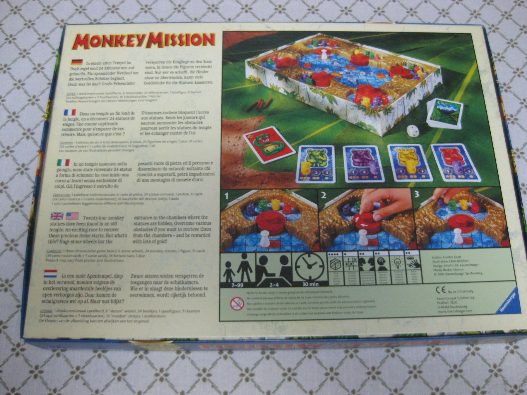Ravensburger Giochi: Brettspiel MONKEY MISSION +7-99 alter / Komplett u Top – Nuovo (secondo la descrizione) da Münchenbuchsee venduto da neuwertig-gespart 3