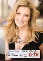 Christina Ringer Autogramm signiert Foto 10x15cm