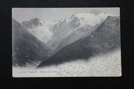 Ansichtskarte Finhaut Glacier du Trient gelaufen 7.XII.05