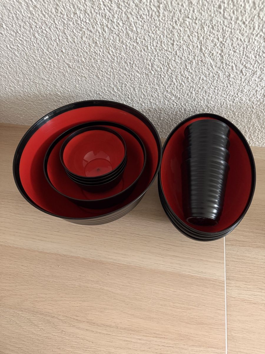 Set di piatti: Kunststoff Geschirrset – Nuovo (secondo la descrizione) da Schübelbach venduto da Sambodscha 1