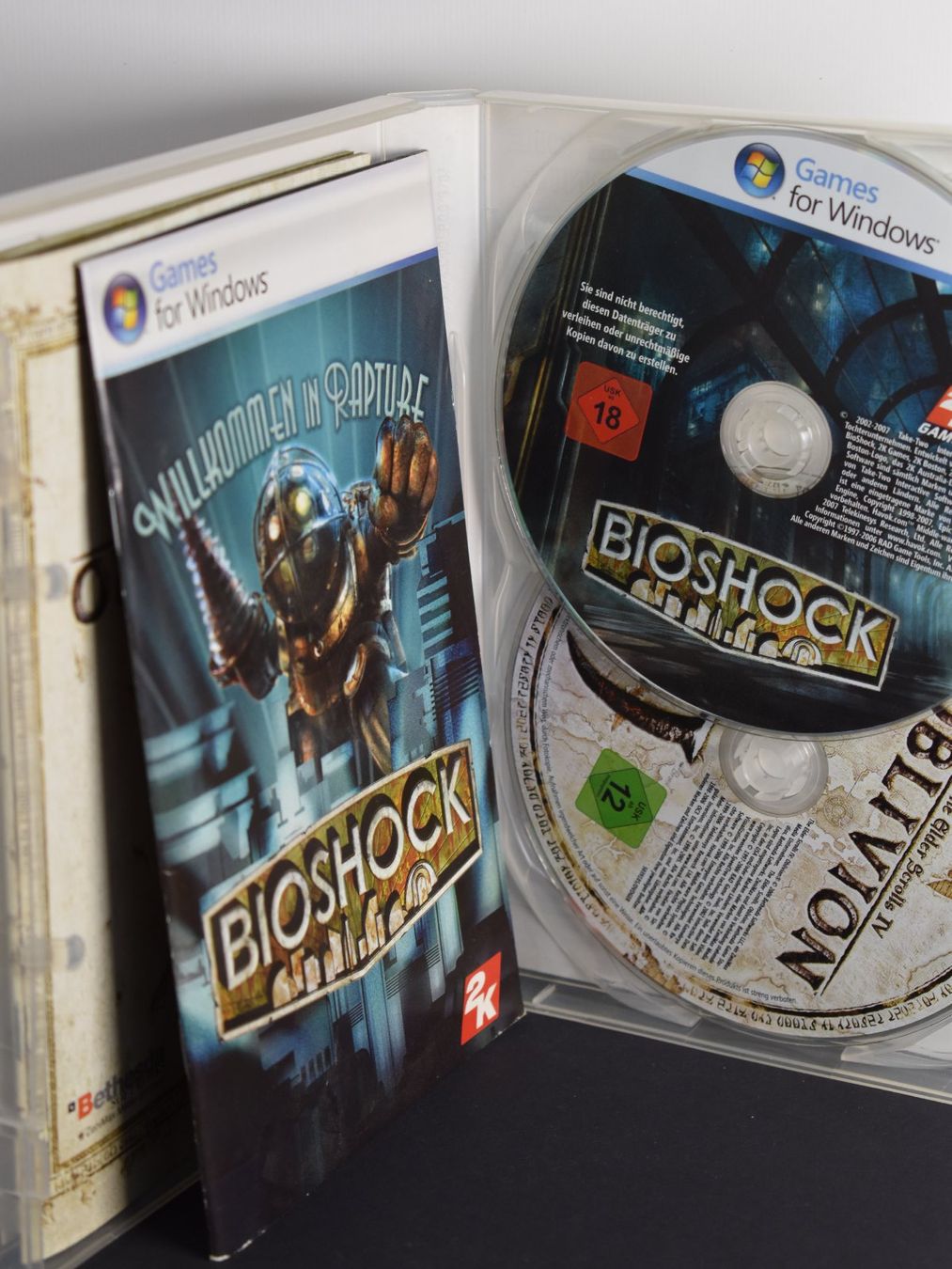 Microsoft Giochi: BioShock & TES IV: Oblivion Double Pack (PC DVD) Deutsch – Usato da Azmoos venduto da greenstone13 2