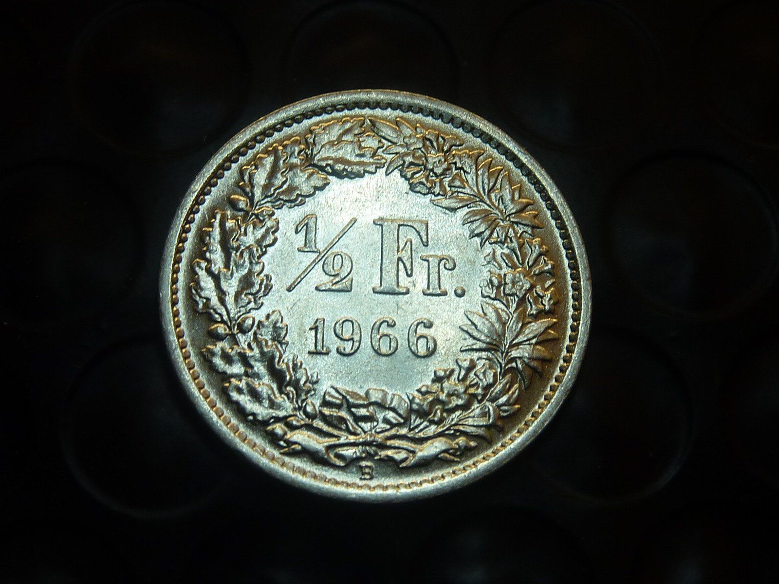 Toutes les monnaies: 1/2 Fr. 1966  unz. / stgl. – Neuf (Voir description) à Seon par aee_7gpz