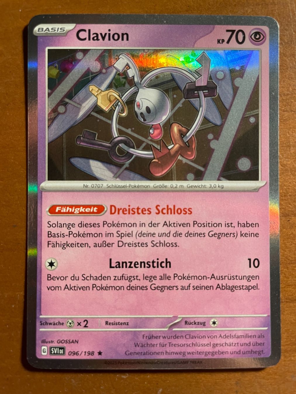 Pokémon Carte collezionabili: Pokemon Clavion Holo (Versand gratis) – Nuovo (secondo la descrizione) da Chur venduto da Angerson