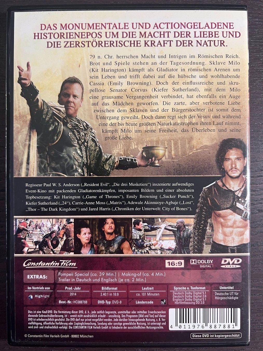 Tutti i DVDs: Pompeji – Usato da Zürich venduto da FilmFreunde 1