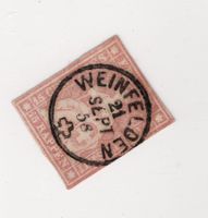 Strubel mit Fingerhut Vollstempeli von WEINFELDEN, TOP!