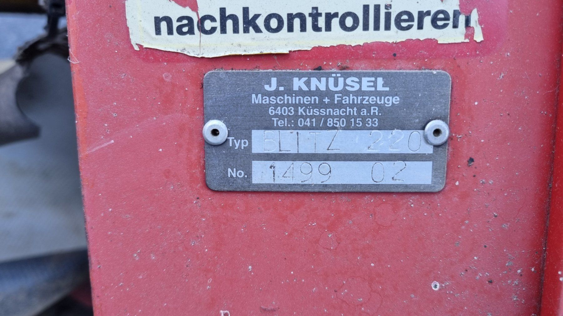 Toutes les machines: Blitz Mähwerk – D'occasion à Niederurnen par AmbrosiusGL 3
