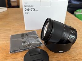 NIKKOR Z 24-70mm f/4 S (neuf, très peu servi)