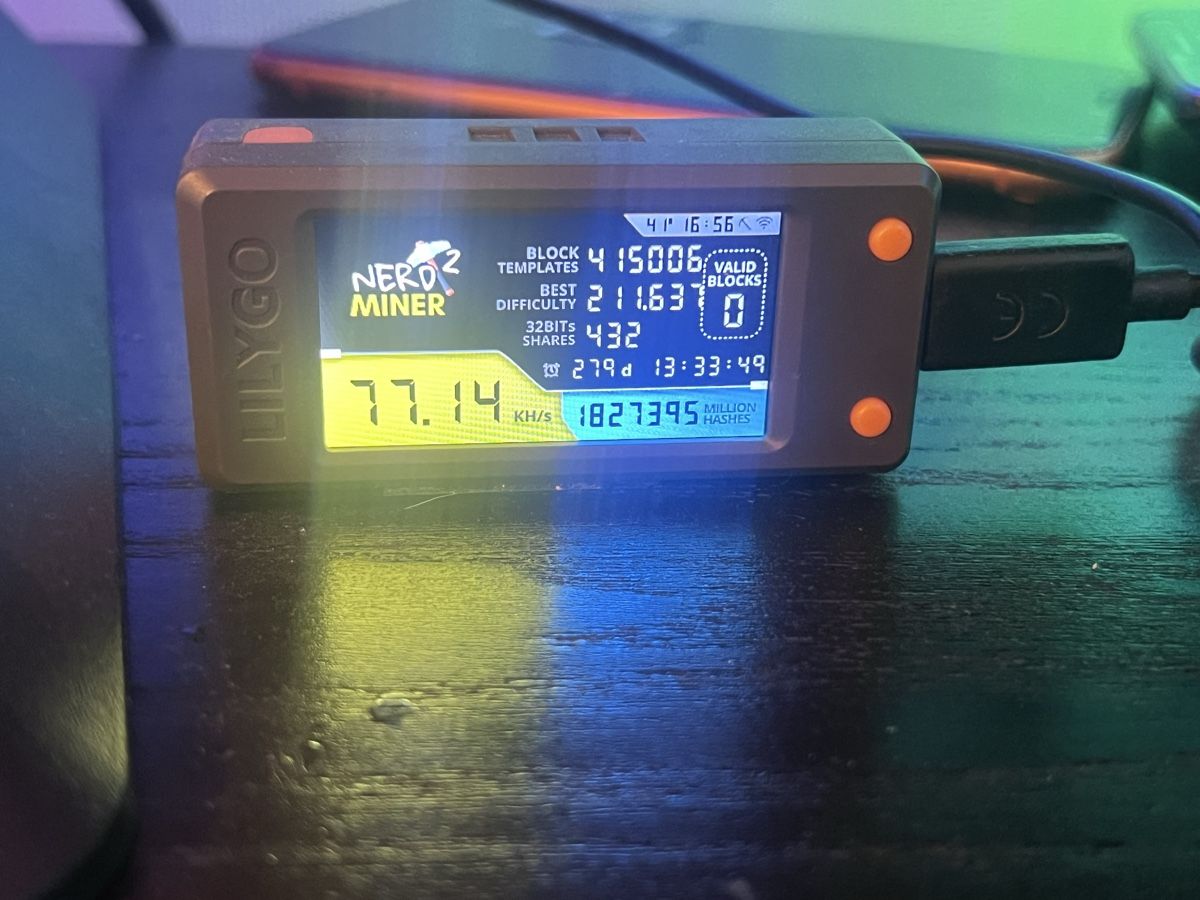 Nerdminer Coin Miner: NerdMiner Model T-Display S3 – D'occasion à Wädenswil par dai_2bcv