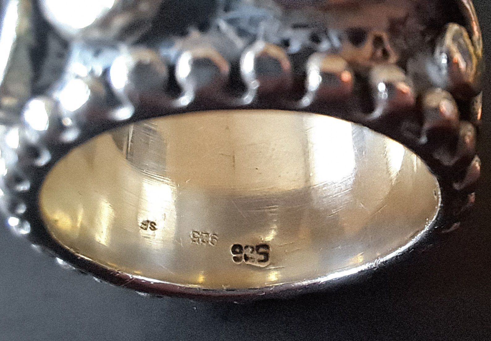 Anelli: Ring silber 925, 34 Gramm massiv, Gr.60 – Nuovo (secondo la descrizione) da Wittenbach venduto da lorepar 5