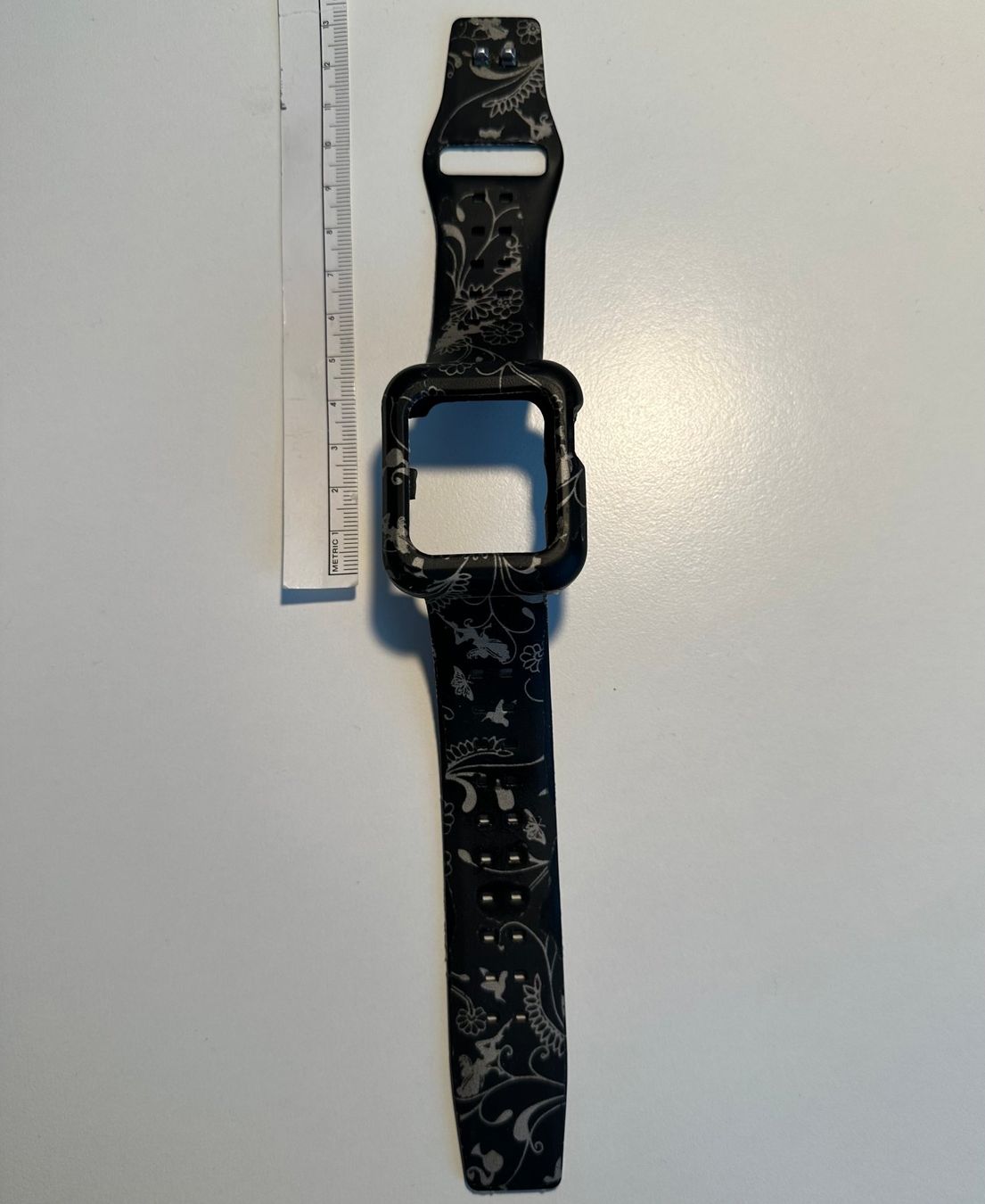 Bracciali & Braccialetti: Apple Watch Armband schwarz gemustert 38/40mm – Usato da Winterthur venduto da nelead 1