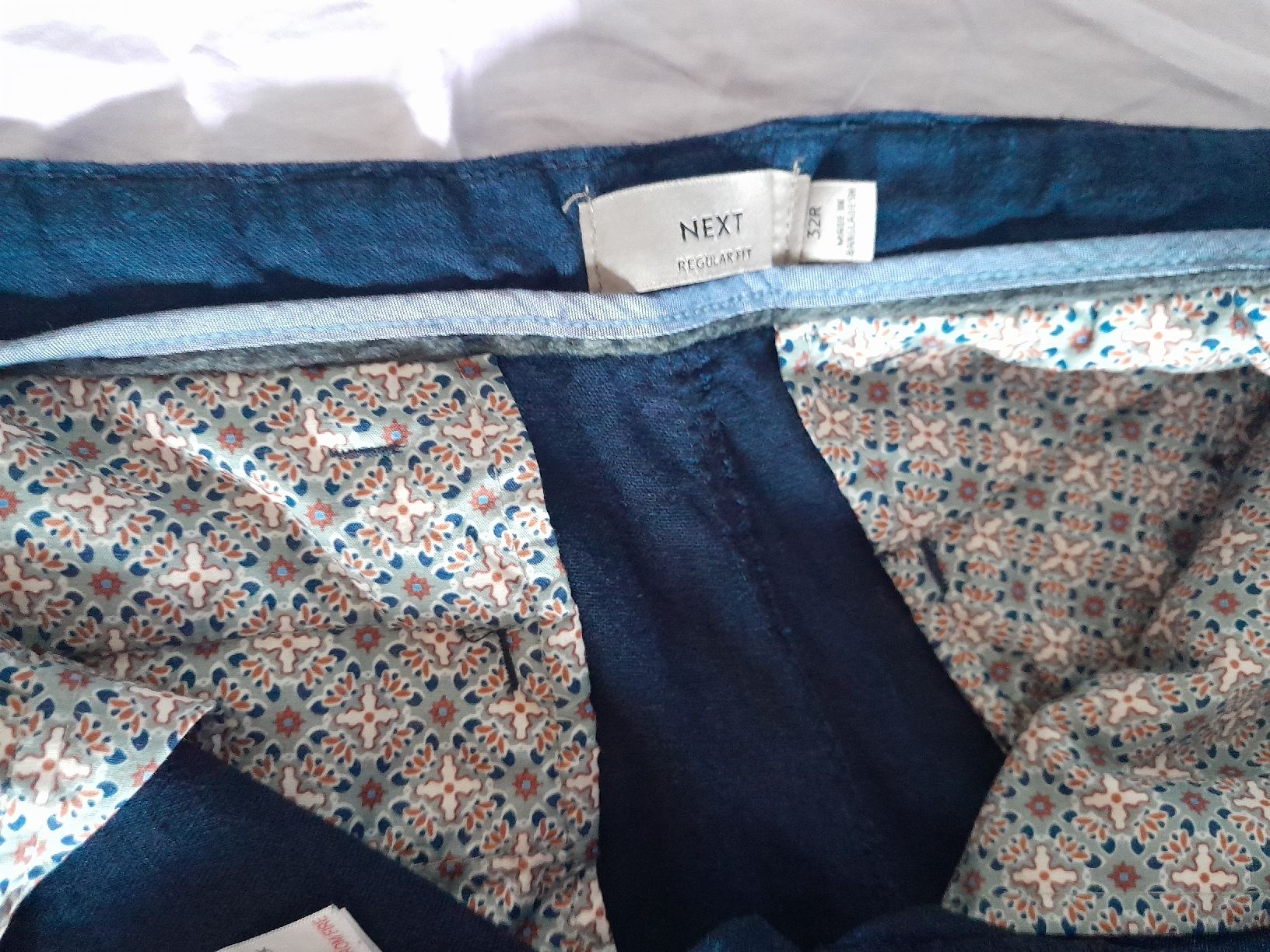 Next Pantaloni: pantalon lin bleu taille 32 – Usato da Genève venduto da ang_fd8z 5