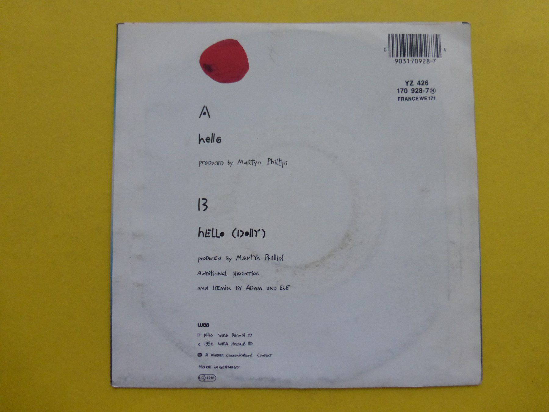 Vinyles: The Beloved – Hello – D'occasion à Zürich par Swiss57 1