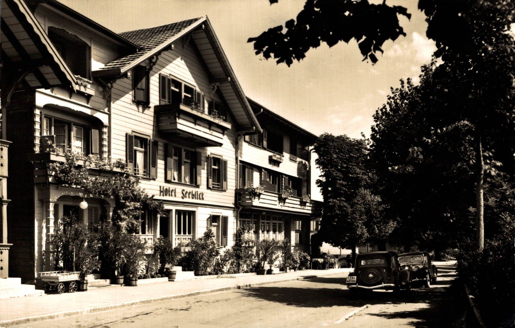 Cartes postales: Hotel Seeblick, Aeschi. – D'occasion à Bronschhofen par Astore