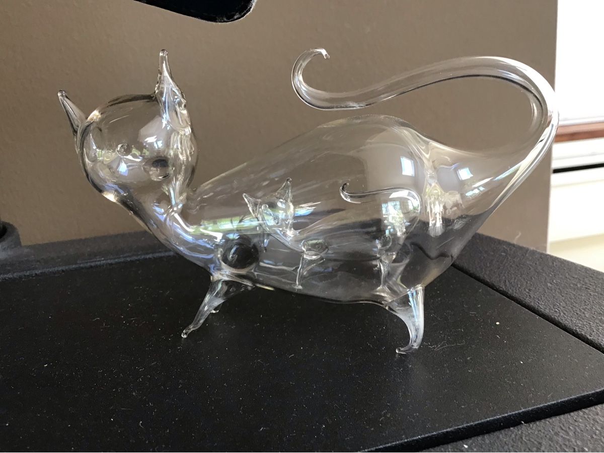 Tutte le decorazioni: Chat en verre – Usato da Plan-les-Ouates venduto da Cassero 1
