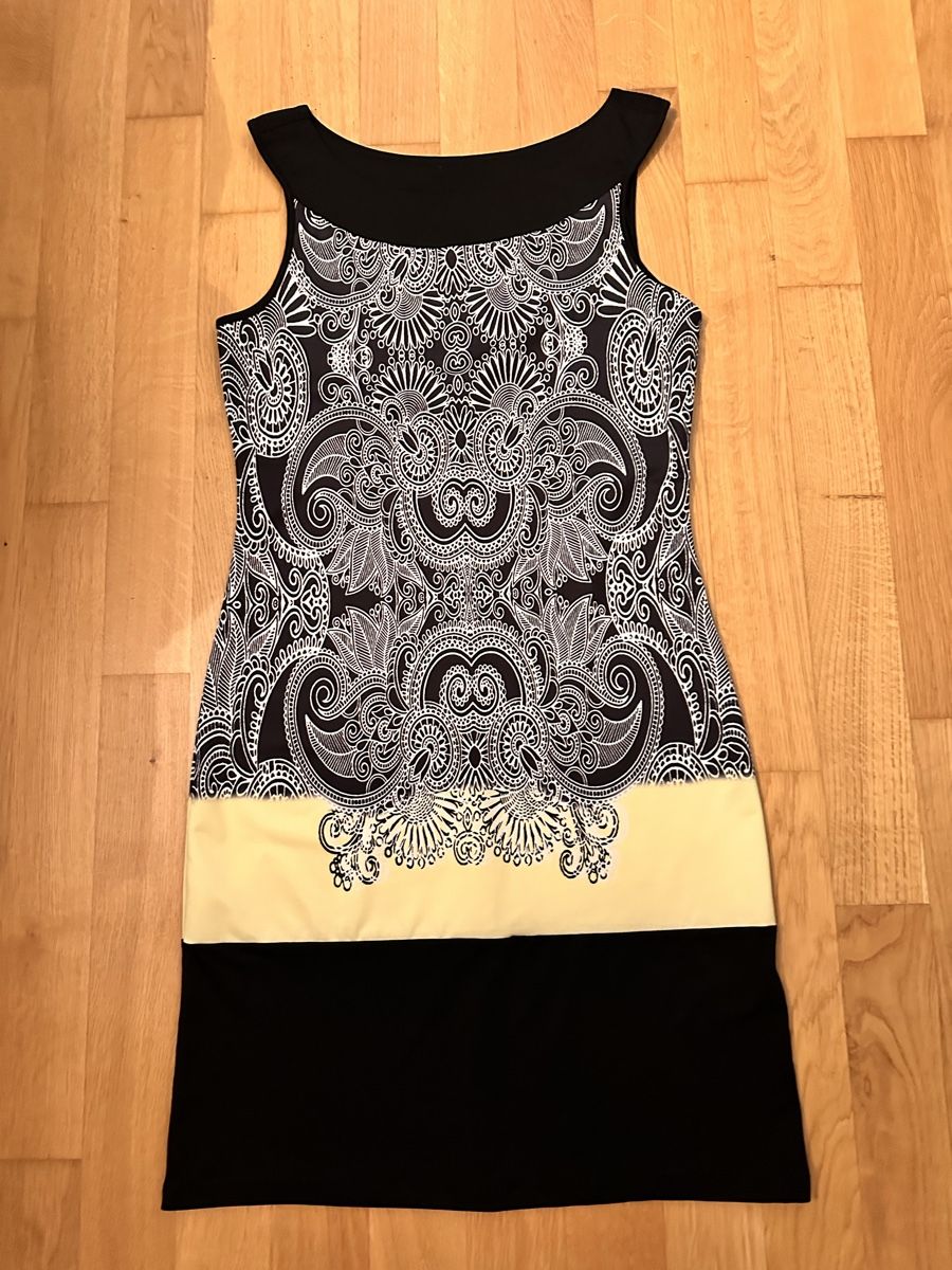 Vestiti: Kleid mit Muster Grösse 34 Marke Vivance Collection – Usato da Wil SG venduto da millass
