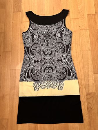 Kleid mit Muster Grösse 34 Marke Vivance Collection