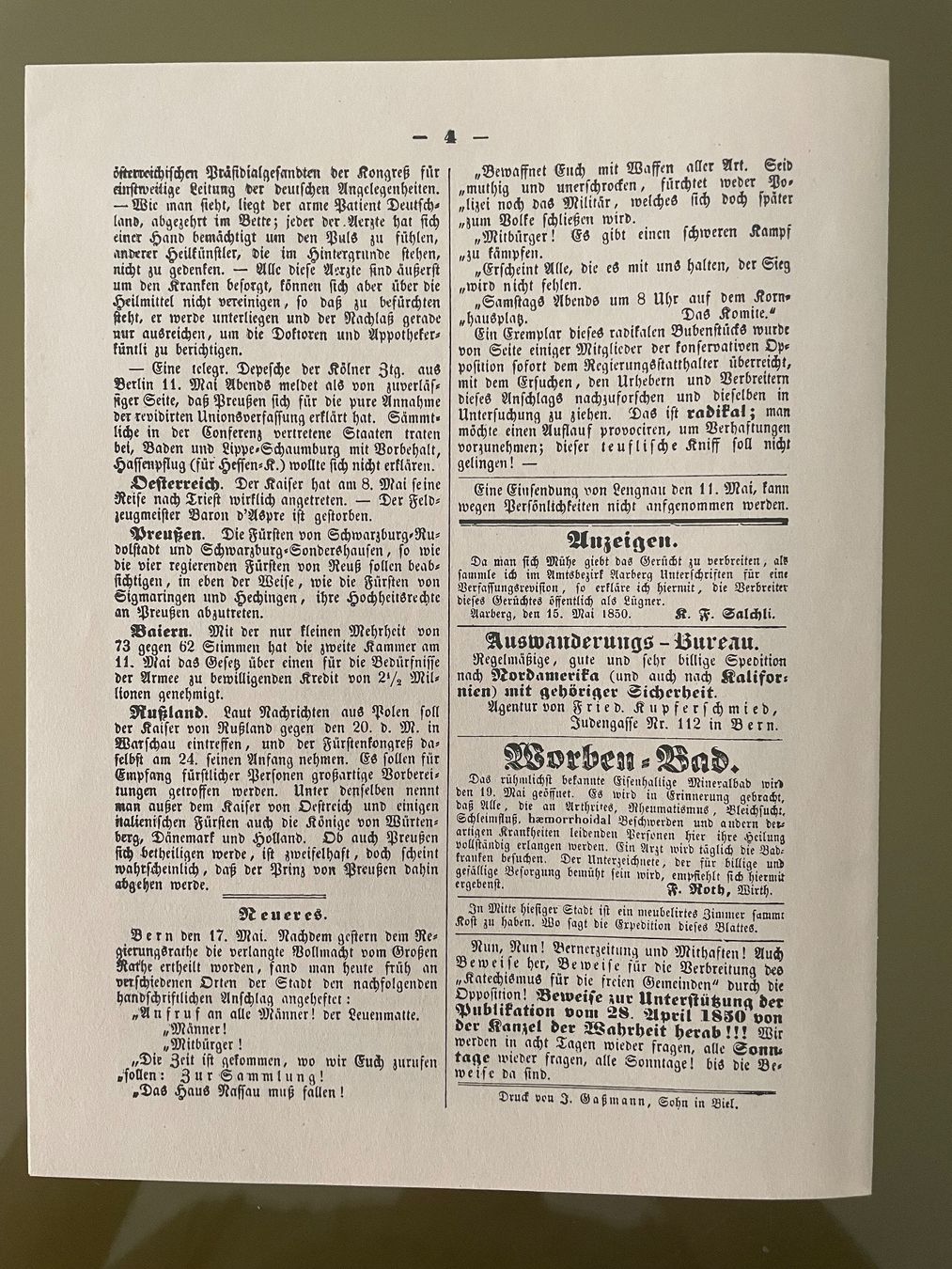 Zeitschriften & Magazine: Seeländer Bote - 18. Mai 1930 – Gebraucht aus Sutz von fx05 3